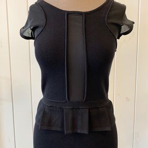 French Connection Ruffle Peplum Dress